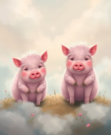 hairy pigs