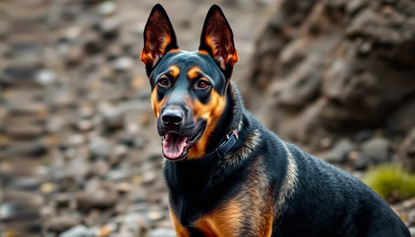 doberman and german shepherd