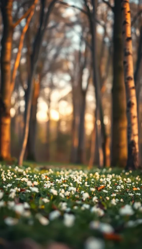 tiny white flowers