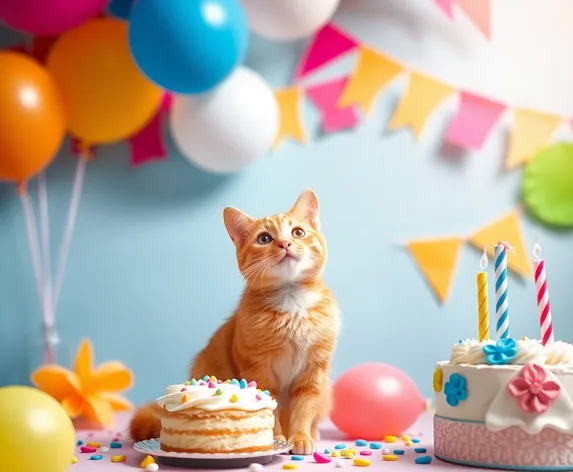 orange cat birthday