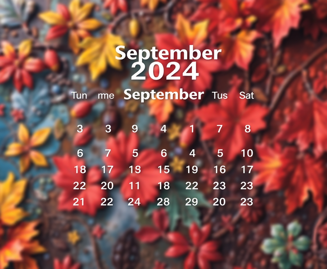 calendar for september 2024 Image Free AI Generator Makepix