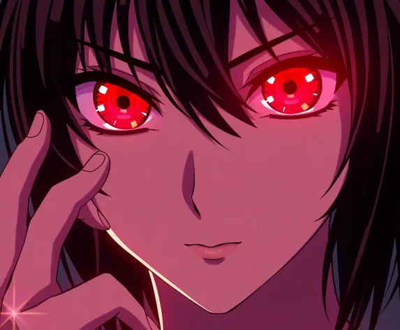 red eyes anime characters