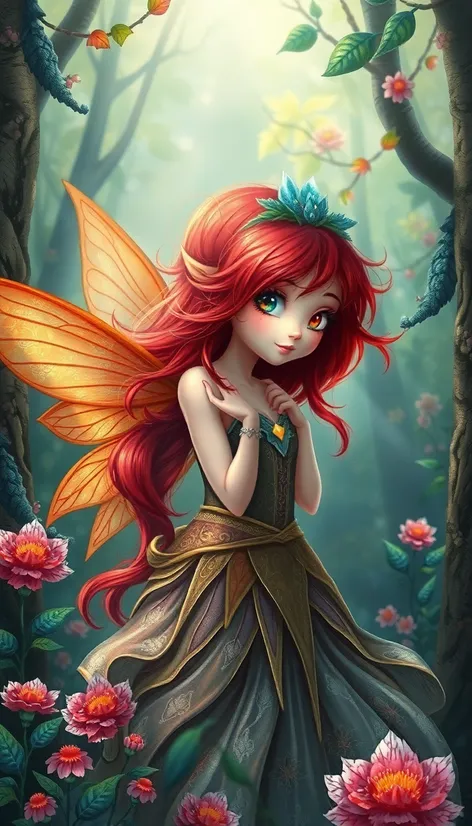 red haired fairy