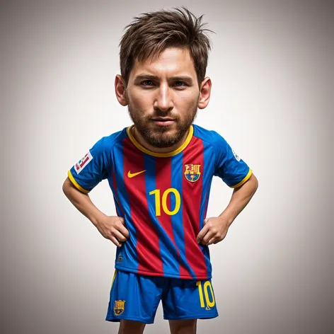 messi cartoon