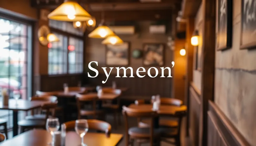 symeon's restaurant