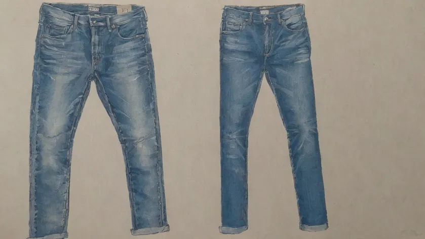 jeans drawing