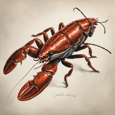 crawfish drawing