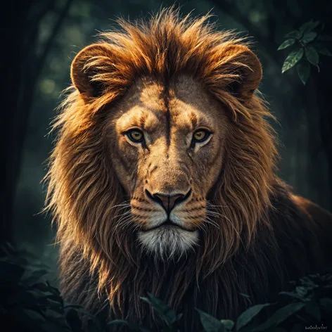 shady looking lion