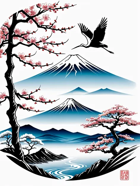 Japanese MOUNT FUJI with