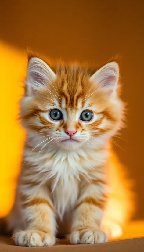 orange maine coon kitten