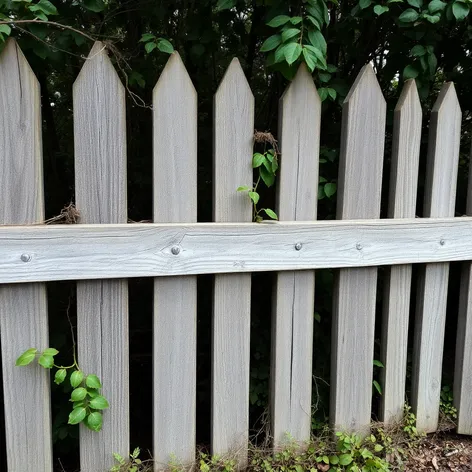 wood metal fence