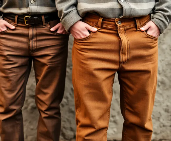 brown pants men