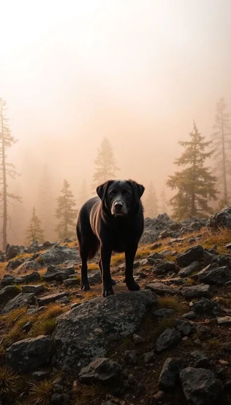 black mountain dog