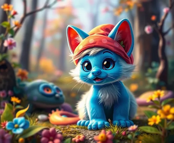 smurf cat cute