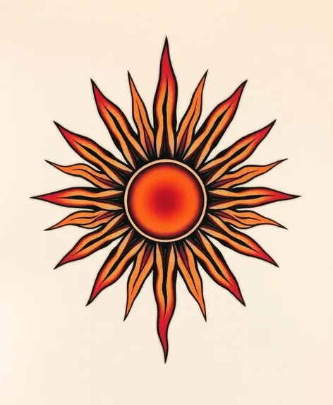 tattoo sun tribal