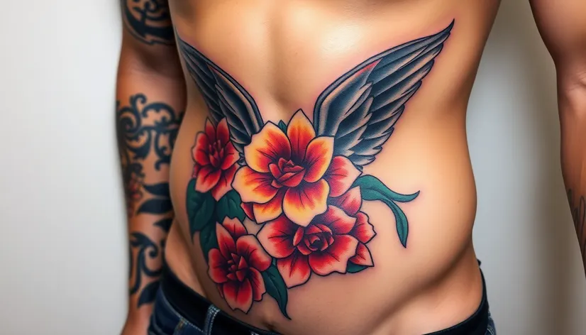 tattoo on stomach male