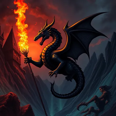 black dragon logo