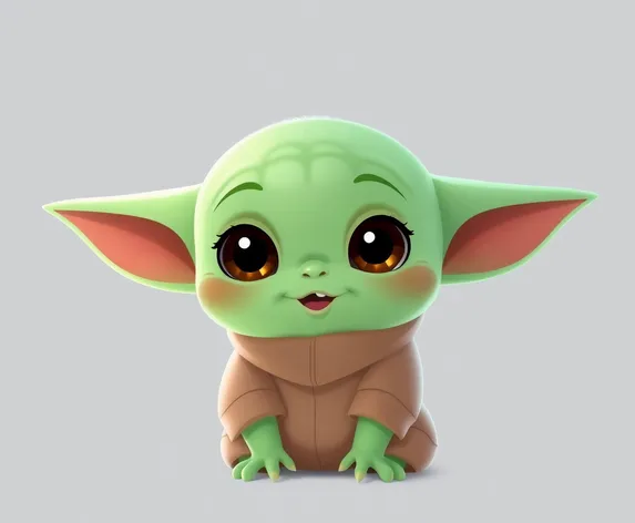 cartoon baby yoda