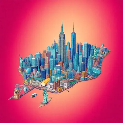 nyc on us map