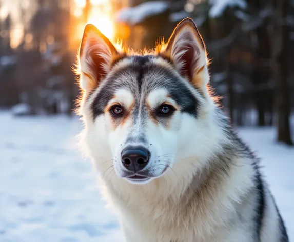 siberian husky arctic wolf