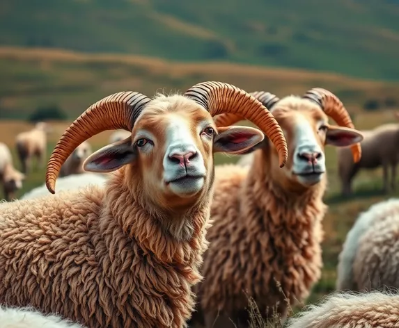 sheep with horns