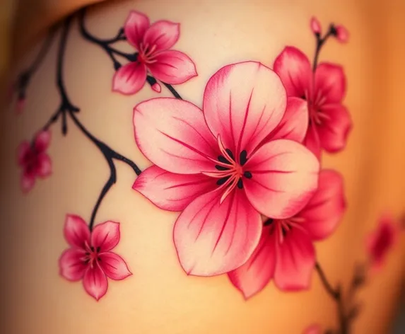 japan sakura tattoo