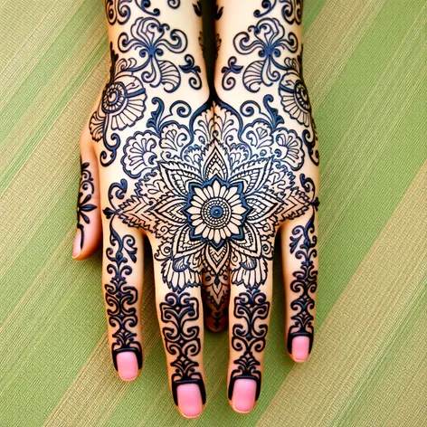 easy henna design