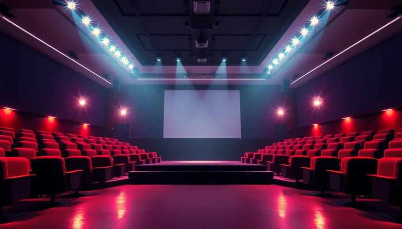 3d modeled interview auditorium