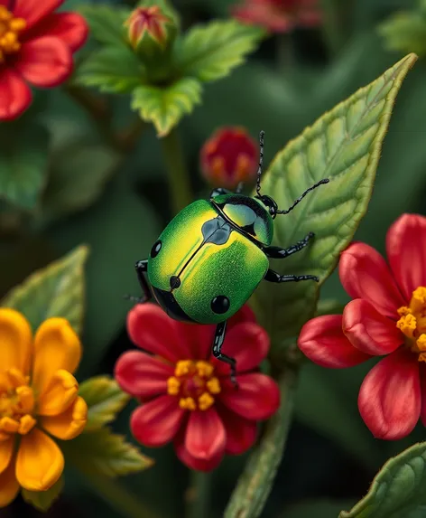 green lady beetle