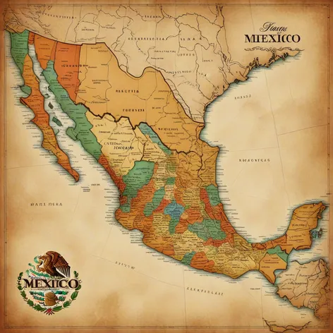 mapa de mexico con