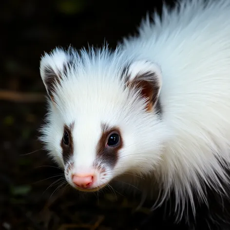 white skunk