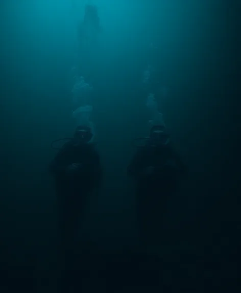 murky divers hd wallpaper