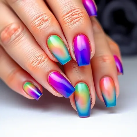 short ombre nails