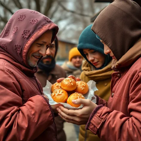 honey buns at homeless