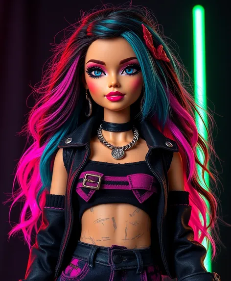 grunge barbie doll