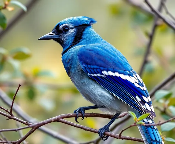 realistic blue jay drawing