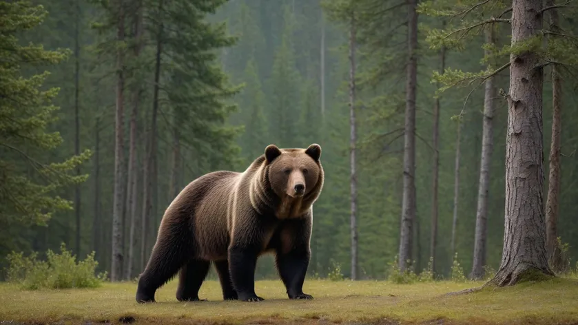 bear standing