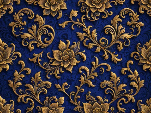 royal blue and gold