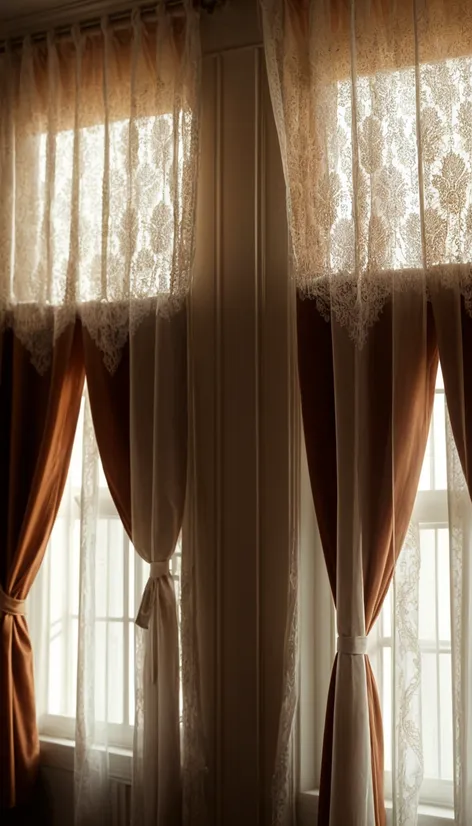 lace curtains