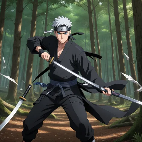 Naruto style ninja with