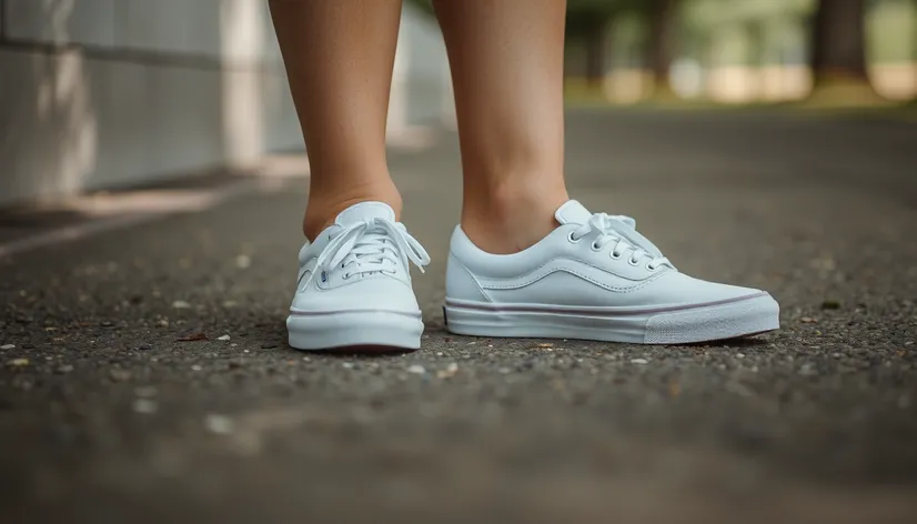 ladies white vans shoes