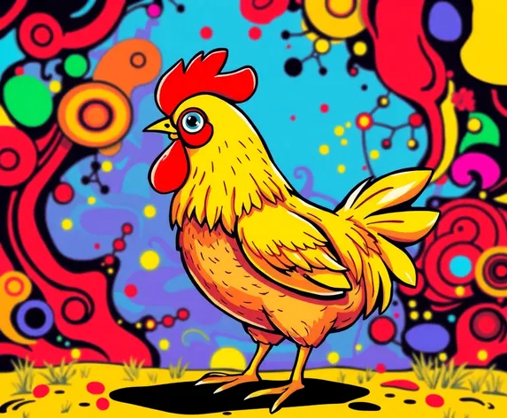 chicken pop art