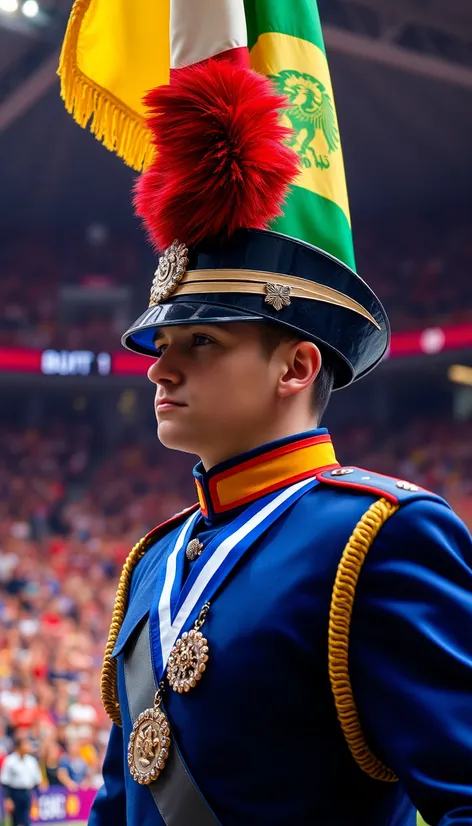 color guard flag bearer