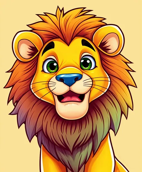 lion cartoon