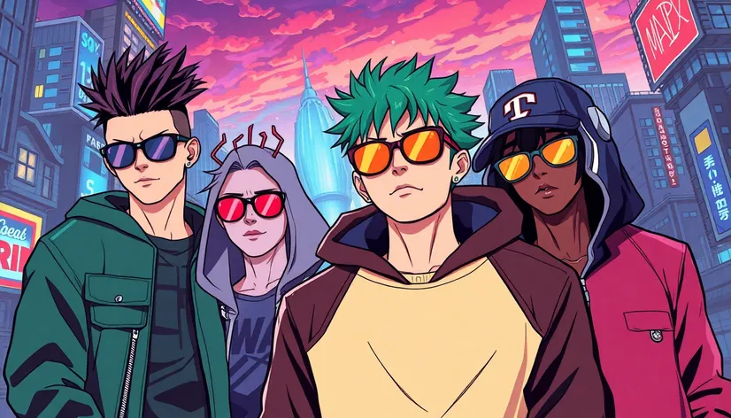 cool anime dudes