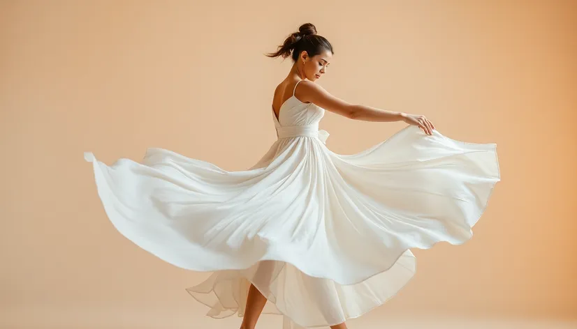 white dress dancing