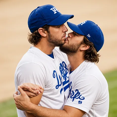 Luke Bryan kissing Clayton