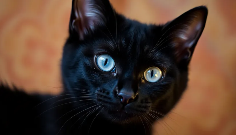 blue eyes black cat