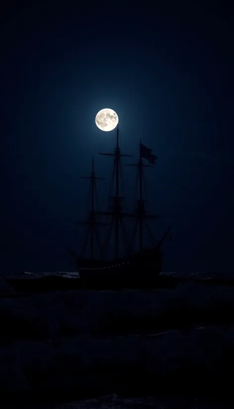 silhouette of a pirate