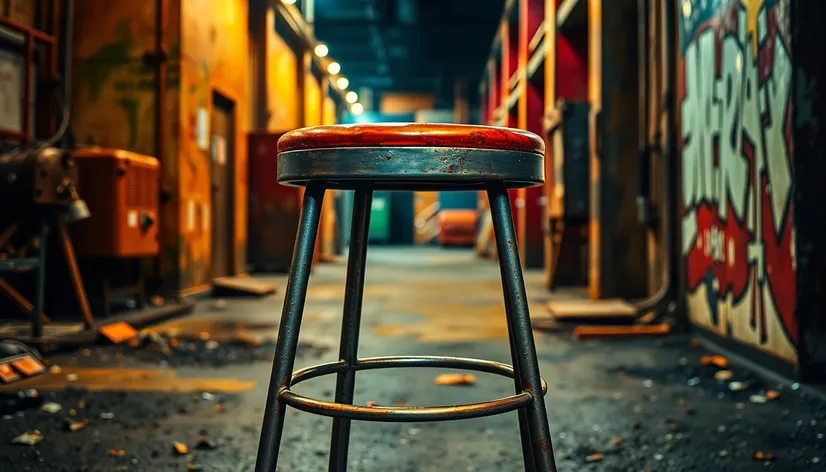 metal stool